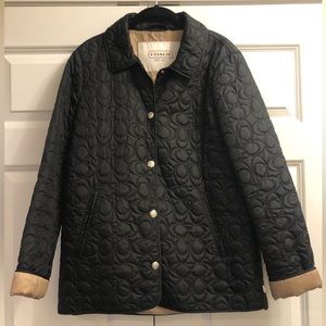 Ladies Coach quilted jacket size M